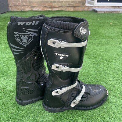 Wulfsport Wulf Adults Track Star MX Motocross Enduro Boots UK 13 EU 48