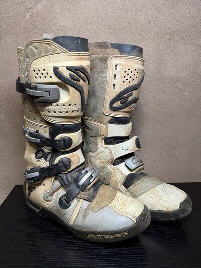 Alpinestars Tech 7 Vented Motocross MX Motorcycle Boots Size 10 US EU44.5 UK 9