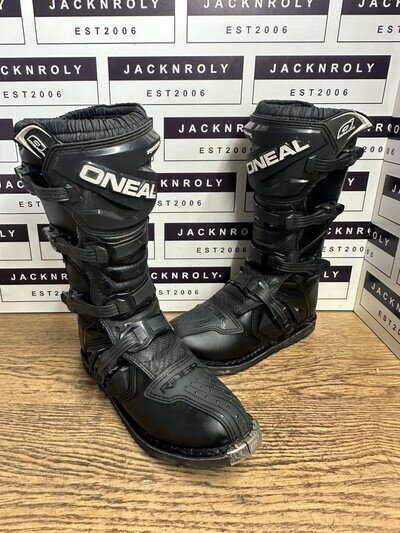 O'Neal Rider MX Motocross Men’s Off Road Black Boots EU 44 - US 10.5 - UK 9.5