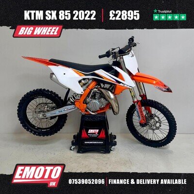 KTM SX 85 BW 2022 Motocross Bike 85cc @EmotoUK - Finance Available