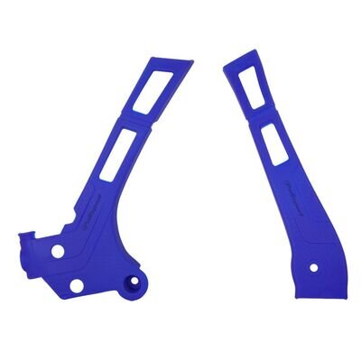 POLISPORT FRAME GUARDS BLUE for YAMAHA YZ125 2005 - 2026 MOTOCROSS