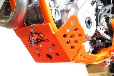 AXP Xtrem HDPE Skid Plate (Orange) KTM EXCF450/500 17-20 Off-Road