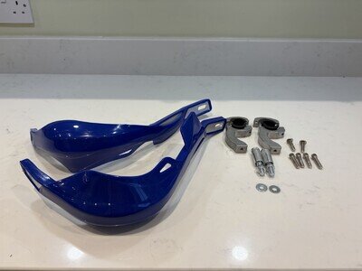 MX Enduro Aluminium Blue Reinforced Hand Guards 7/8" 22mm Handlebar 🇬🇧🏍️