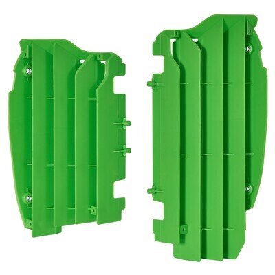 Kawasaki Radiator Louvers guards KX 250 2021 - 2022 Green Polisport Motocross