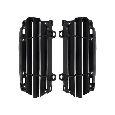 KTM RADIATOR LOUVERS RAD GUARDS SX / SXF 2023 - 2024 Black POLISPORT Motocross