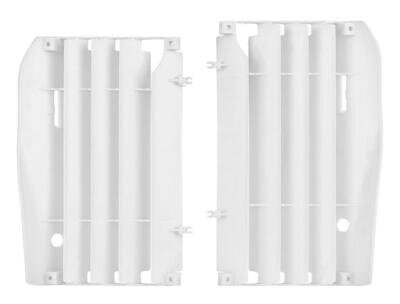 Honda Radiator Louvers Guards & Mesh CR 125 250 2005 - 2007 OEM White Motocross