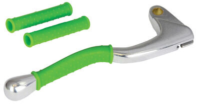 MOTOCROSS SILICONE BRAKE & CLUTCH LEVER SLEEVES KAWASAKI KX KXF KDX KLX GREEN