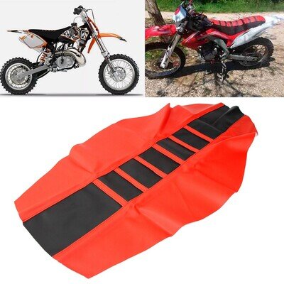 Motocross Custom Vinyl Gripper Soft Seat Cover For Yamaha Honda Kawasaki Suzuki