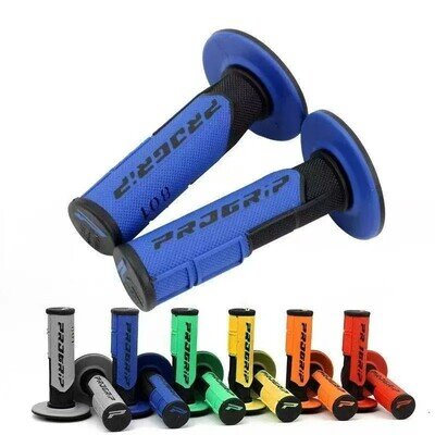 PROGRIP 801 BLACK / GREY HALF WAFFLE SOFT MX MOTOCROSS ENDURO HANDLEBAR GRIPS