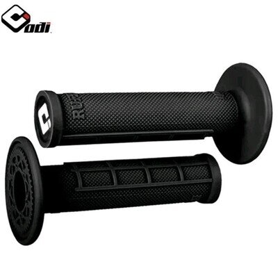 Enduro Mx Supermoto Half Waffle Dual Density Grips Black Soft Pro Taper Renthal