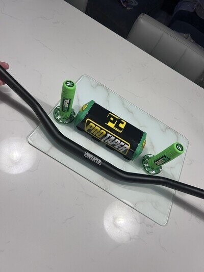 Pro Taper EVO FAT BAR GREEN 28mm enduro mx quad dirt bike brand new