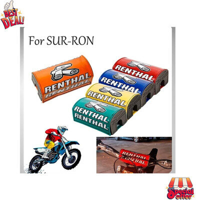 Renthal Fat Bar Pad Black - Motocross MX Enduro Dirt Bike Surron Handlebar Pad