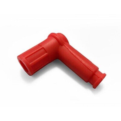 Red Universal Spark Plug Cap FIR motocross Enduro 90 Degree