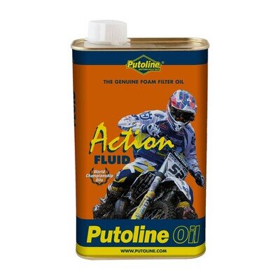 Putoline Action Fluid 1 Litre 1 Ltr Oil For Foam Air Filters Motocross Enduro