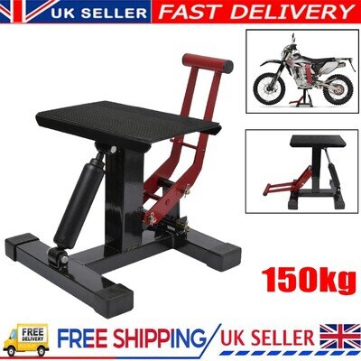 HEAVY DUTY JACK LIFT UP STAND MOTOCROSS MX ENDURO MOTOX MOTORCROSS STAND RED