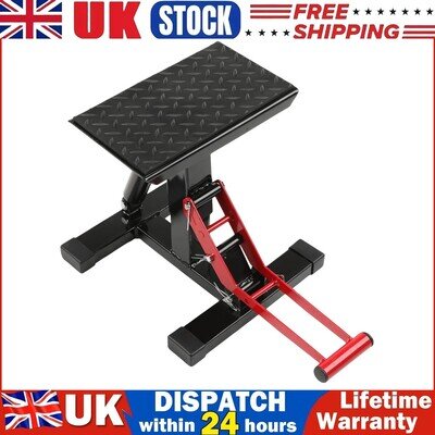 Motocross Red Lift stand MX Bike Stand - Heavy Duty Off-Road Stand 440LBS
