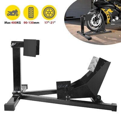 Motorcycle Bike Motocross Dock Wheel Chock Motorbike Front Paddock Storage Stand
