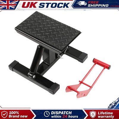 Motocross Red Lift stand MX Bike Stand - Heavy Duty Off-Road fix the height