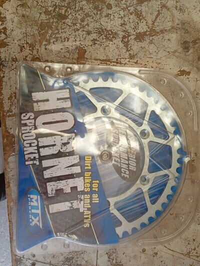 steel rear sprocket Honda Yamaha YZF MotoCross MX 50 tooth sand race essential