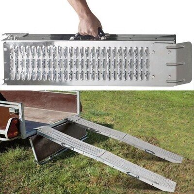 Heavy Duty Folding Motorcycle Ramp – 500kg Capacity Steel Bike Loading 2XRamp
