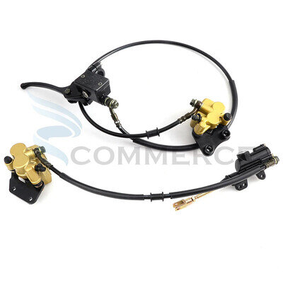Motorcycle Front /Rear Hydraulic Disc Brake Kit For Most 50cc-125cc Motocross Pi