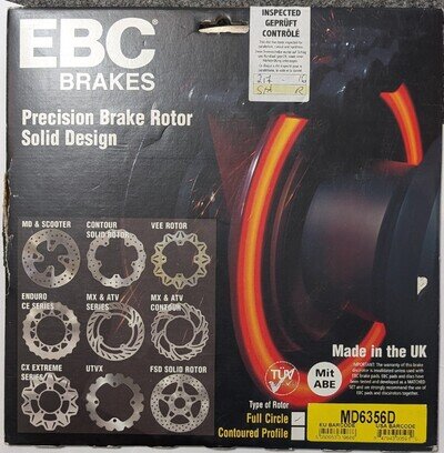 EBC MOTOCROSS FLOATING FRONT BRAKE DISC WR250F 16 FULL CIRCLE (21) - MD6356D