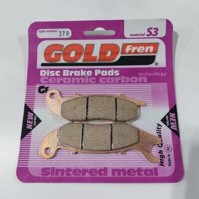 Gold Fren GF278 FRONT MX Motocross Brake Pads (Honda CRF250L 13-22)