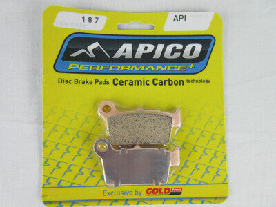 Suzuki RMZ450 03-25 rear brake pads (187) apico motocross