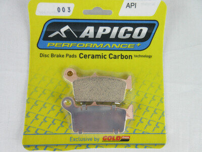 Yamaha YZF250 01-02 rear brake pads apico (003) motocross
