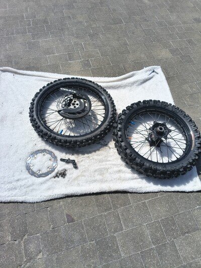 KTM and Husky DID Dirtstar -Motocross Wheels, and Motomaster Big Brake Kit