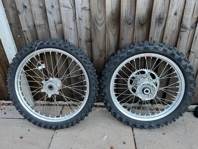Yamaha YZ125 YZ250 2005-2021 Used Motocross Enduro Silver Wheels