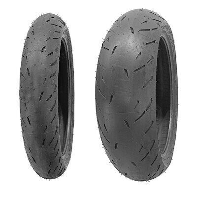 990 Supermoto T Tyre Pairs 120/70ZR17 & 180/55ZR17 King K905 Sport KTM 2014