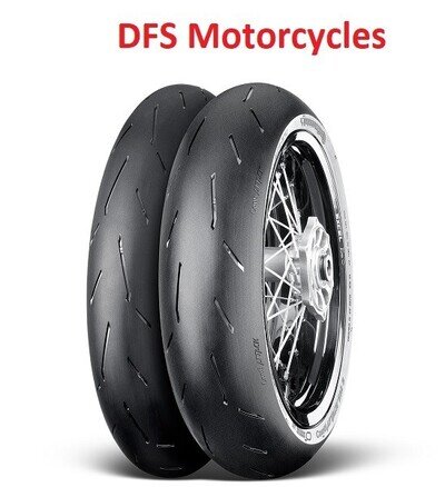 Continental Conti Attack SM2 120/70 R17 & 150/60 R17 Supermoto Motorcycle Tyres