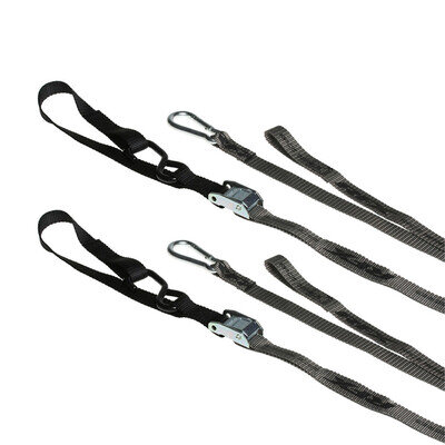 RFX MOTOCROSS TIE DOWNS STRAPS Grey/Black BNWT MX Transport