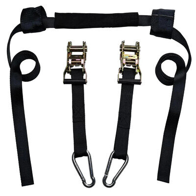Motorcycle Handlebar Tiedown Ratchet Straps Transit Motorbike Motocross MX Bike