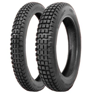 Kenda Ibex Trails 80/100-21 51M TT & 120/100-18 68M TL Trials Motorcycle Tyres