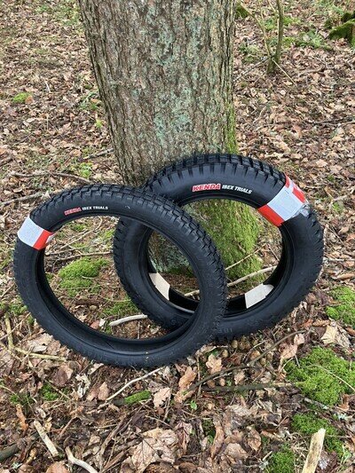 Kenda Ibex Trials 80/100-21 & 120/100R18 Motorcycle Tyre Pair