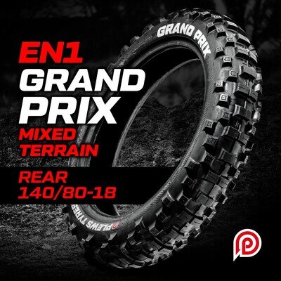 Plews Tyres EN1 ENDURO GRAND PRIX Rear - 140 / 80 – 18
