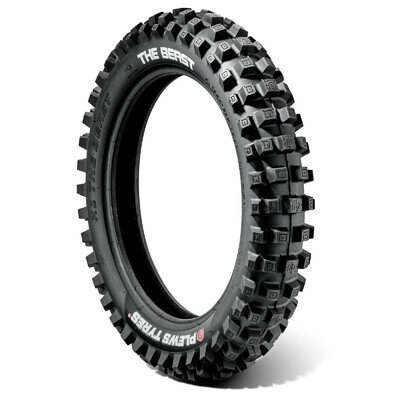 PLEWS Tyres THE BEAST TRAIL Compound Enduro REAR TYRE 120 / 90 - 18 MADE TO WIN