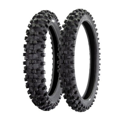 80/100-21 51M TT NHS & 110/90-19 62M TT NHS King X85 X86 Motocross MX Tyre Pair