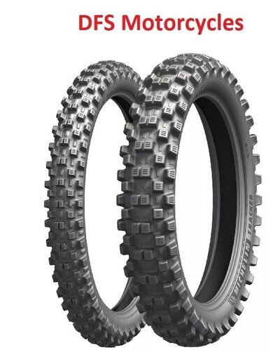 Michelin Tracker Tyre Pair 80/100-21 51R & 140/80-18 70R Road Legal Motocross MX