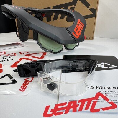 Motocross Neck Brace Leatt 3.5 Brace Military Green MX & Enduro Size XXL