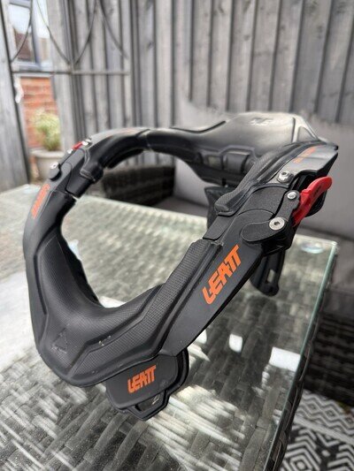 Leatt 4.5 Motocross Neck Brace Size Xl Black/Orange Motocross Enduro