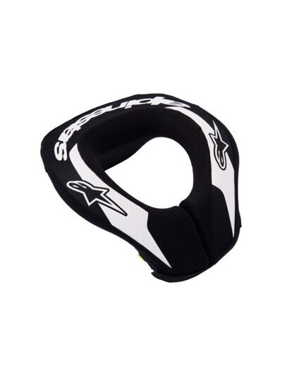 2027 ALPINESTARS YOUTH NECK ROLL BRACE COLLAR BLACK WHITE KIDS JR MOTOCROSS CART