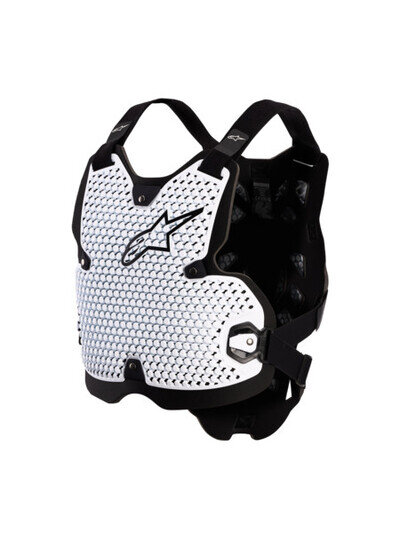 ALPINESTARS BIONIC ACTION V2 CHEST PROTECTOR WHITE ADULT BODY ARMOUR MOTOCROSS