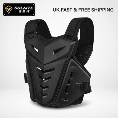 SULAITE Motocross Body Armor – Back Chest Protector Jacket for Dirt Bike Off-Roa