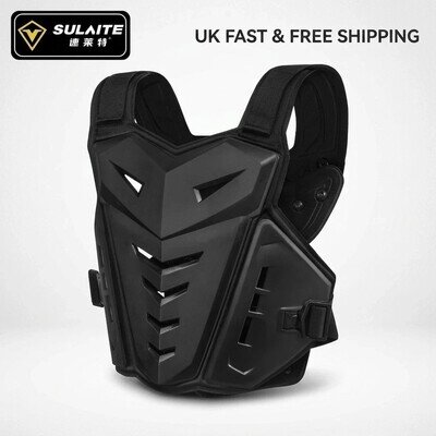 SULAITE Motocross Body Armor – Back Chest Protector Jacket for Dirt Bike Off-Roa