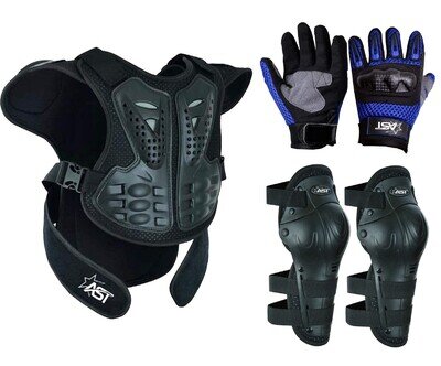 Kids Motorcycle Motocross Body Armour Child Motorbike Spine Protector Suit