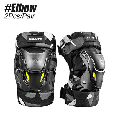1 Pair Electric Bike Motorcycle Motocross Racing Knee Elbow Guards Pads Braces P