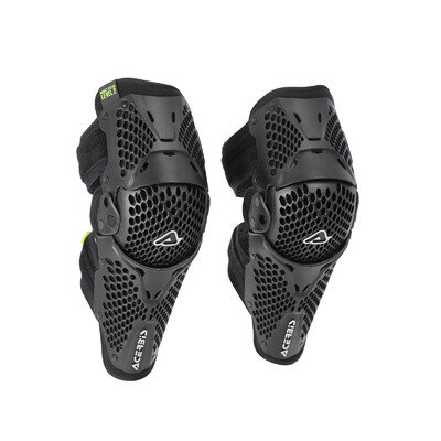 ACERBIS K035 HINGED KNEE GUARDS BRACE WITH UNDERSLEEVE BLACK MOTOCROSS MX ENDURO